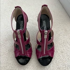Women’s Michael Kors strappy sandal heels, size 8